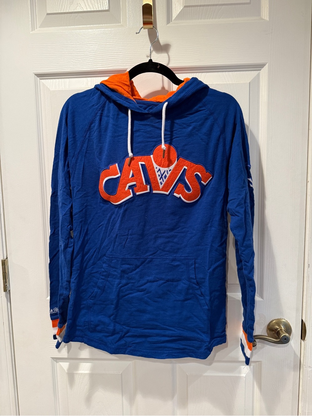 Mitchell & Ness Cleveland Cavaliers Blue/Orange Lightweight Pullover Hoodie